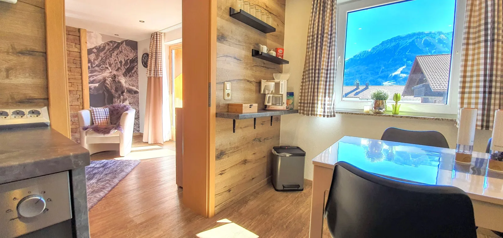 Ferienwohnungen Wolf - Wohnung" Kienberg" mit Bergblick
