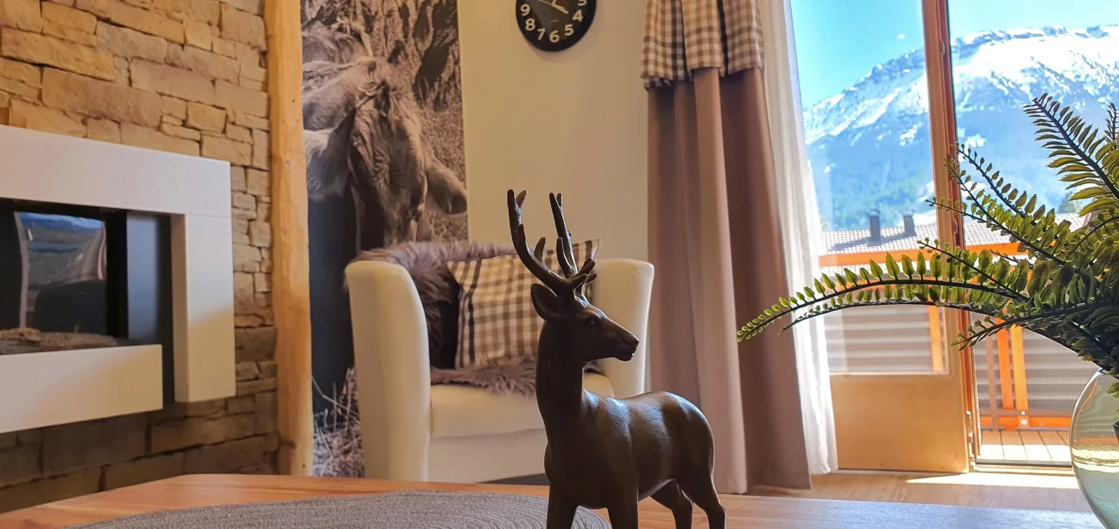 Ferienwohnungen Wolf - Wohnung" Kienberg" mit Bergblick