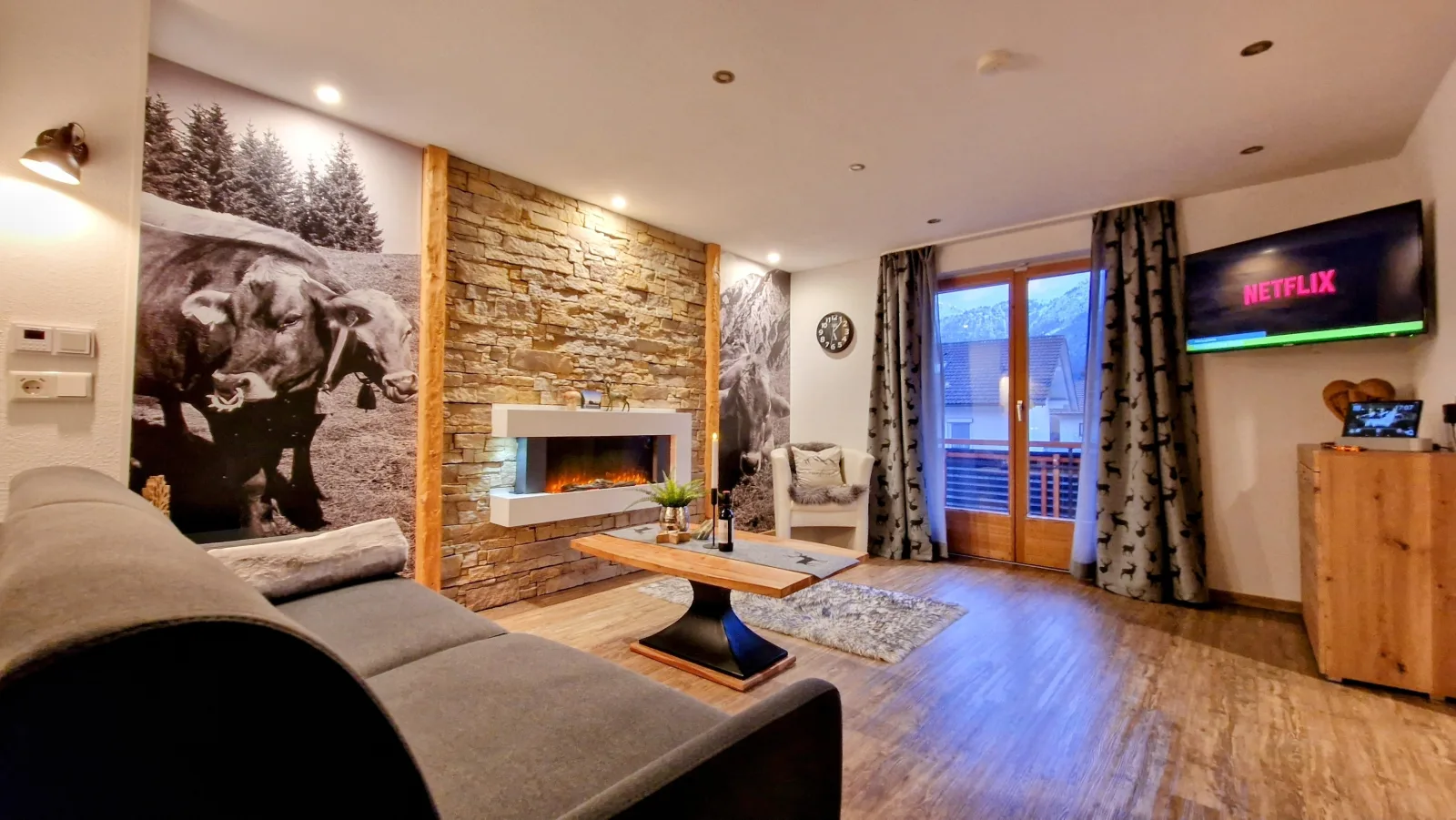 Ferienwohnungen Wolf - Wohnung" Kienberg" mit Bergblick