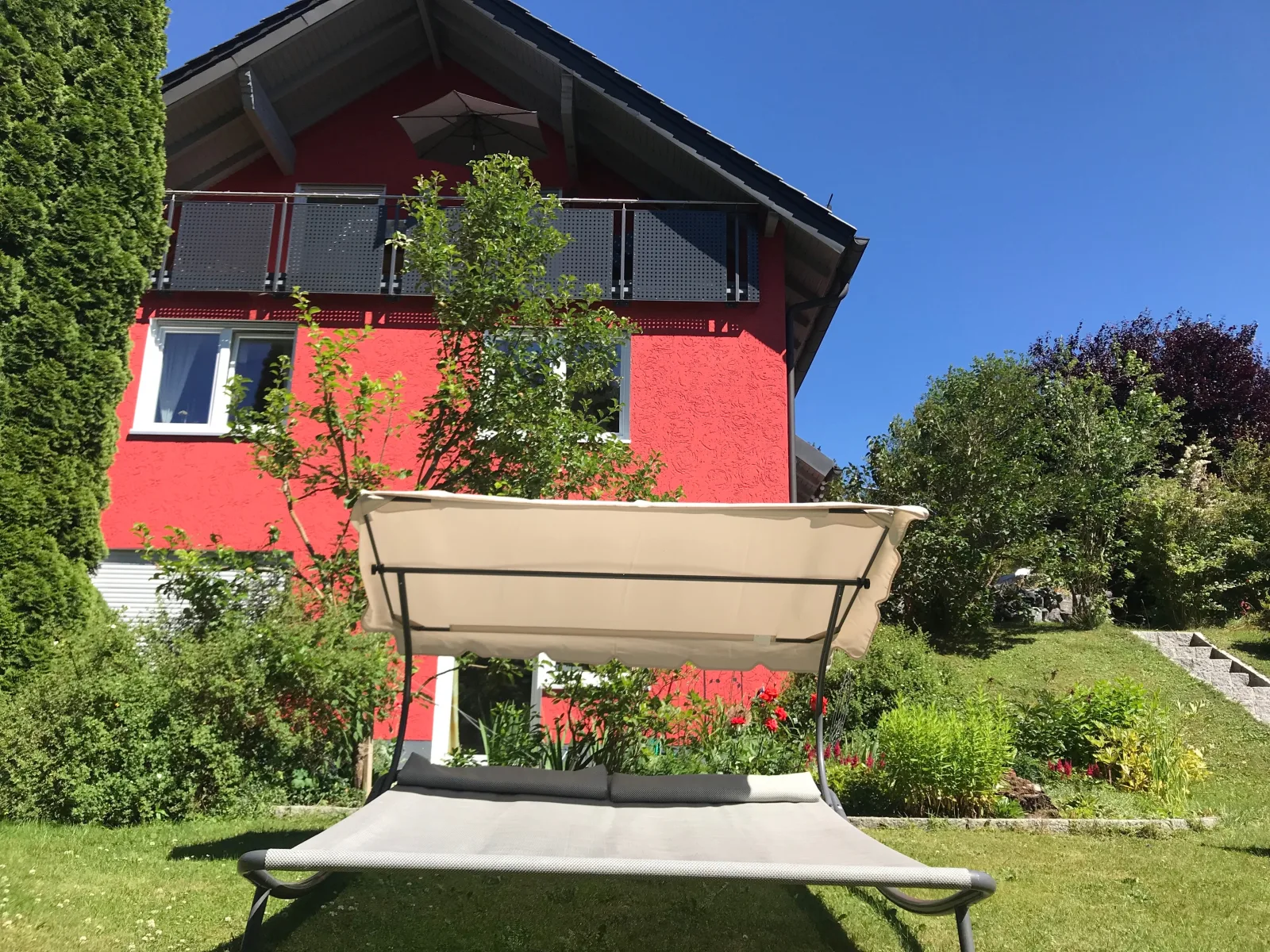 Schöne Ferienwohnung in Schauenstein-Hof im Frankenwald mit Loggia 100qm