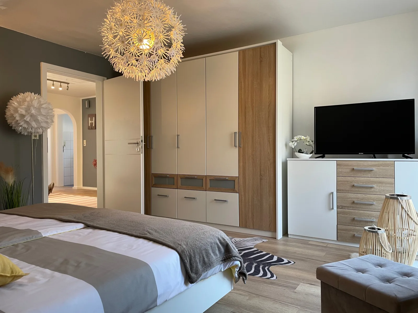 Schöne Ferienwohnung in Schauenstein-Hof im Frankenwald mit Loggia 100qm