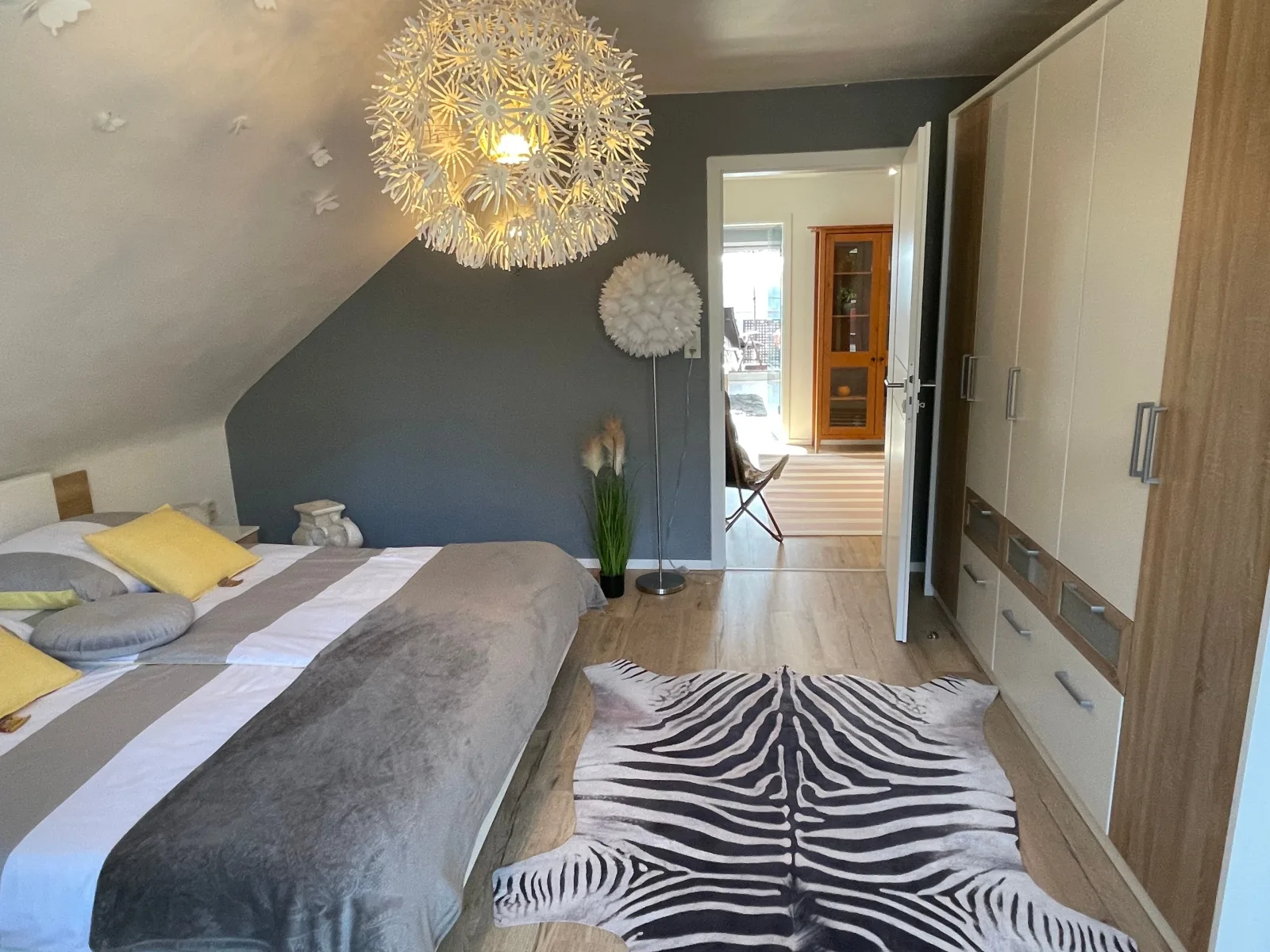 Schöne Ferienwohnung in Schauenstein-Hof im Frankenwald mit Loggia 100qm