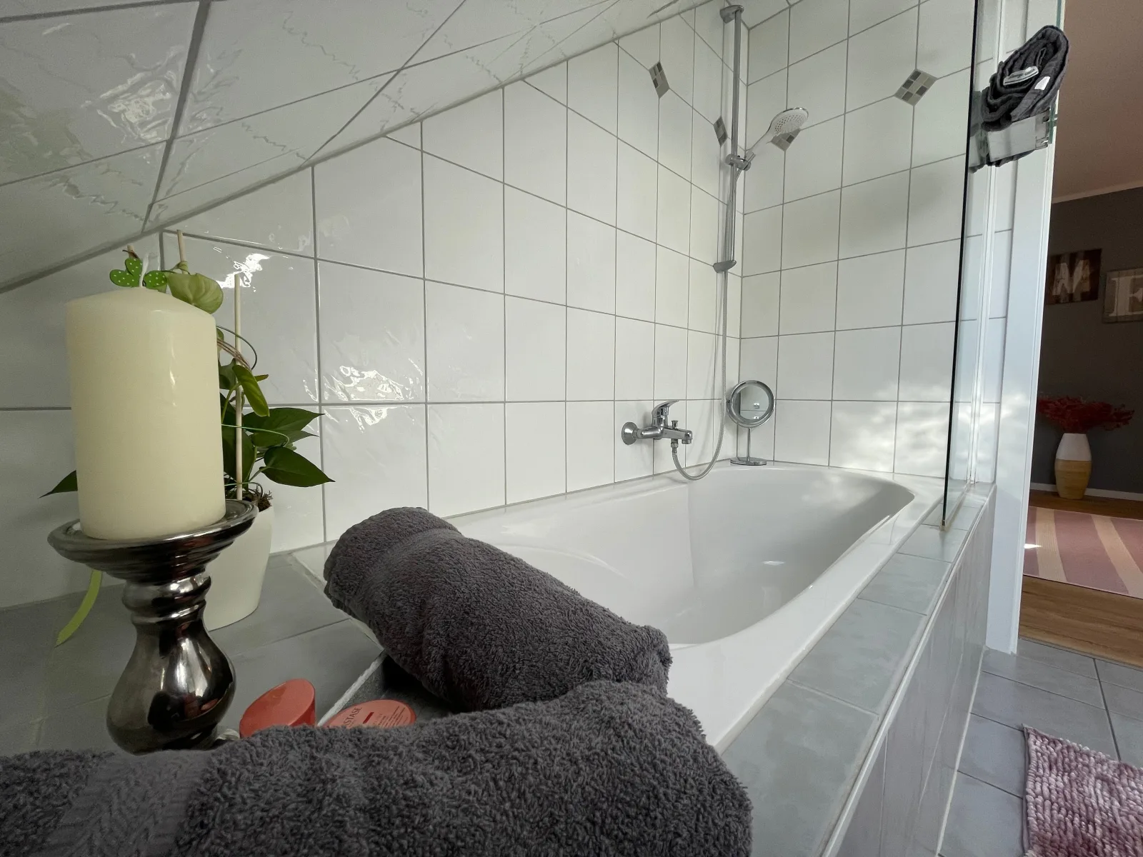 Schöne Ferienwohnung in Schauenstein-Hof im Frankenwald mit Loggia 100qm