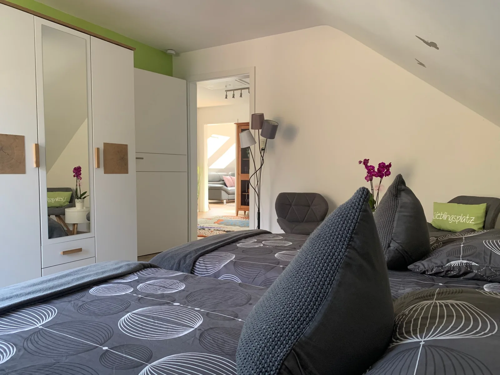 Schöne Ferienwohnung in Schauenstein-Hof im Frankenwald mit Loggia 100qm