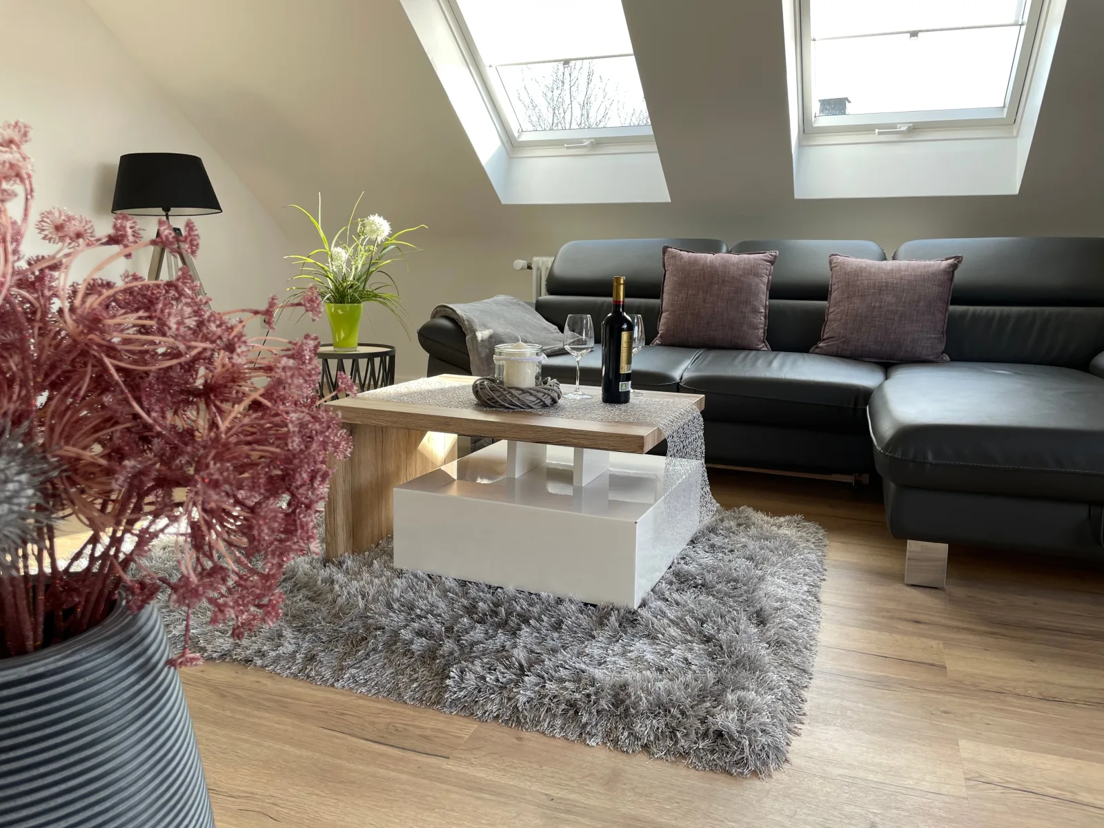 Schöne Ferienwohnung in Schauenstein-Hof im Frankenwald mit Loggia 100qm