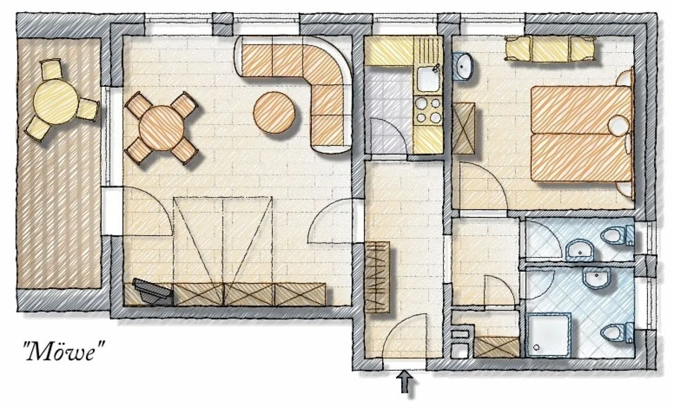 Ferienwohnung "Möwe"