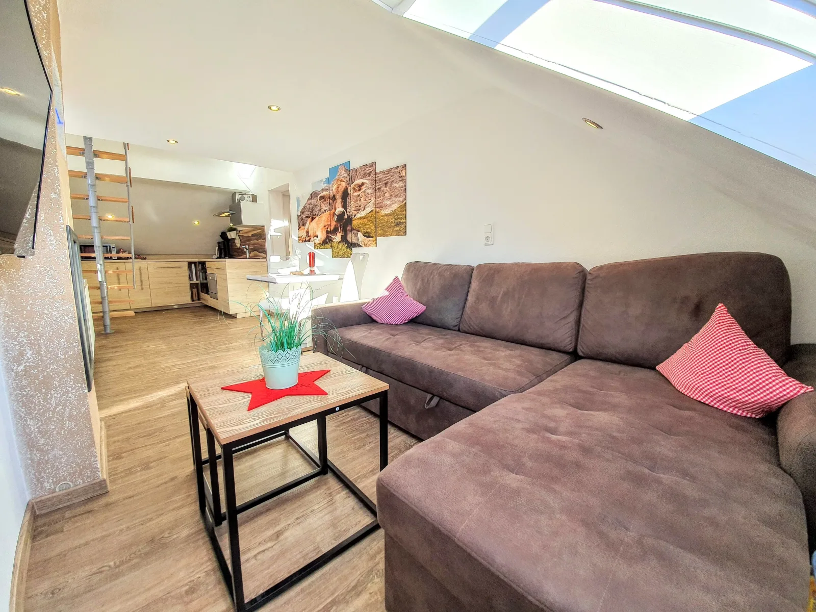Ferienwohnungen Wolf - Wohnung "Breitenberg" 2,5 Zimmer mit  Bergblick