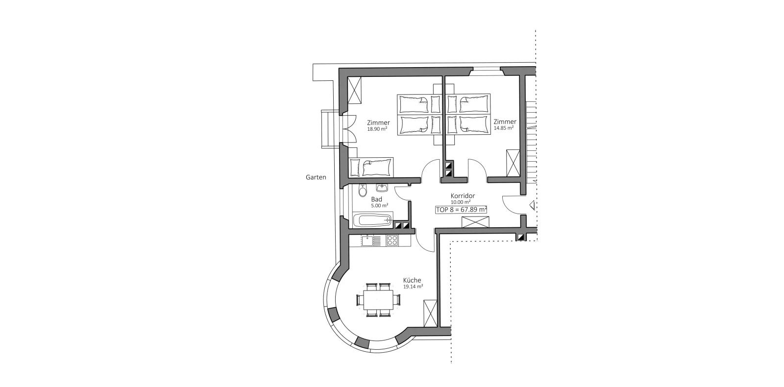Ferienwohnung Königspudel