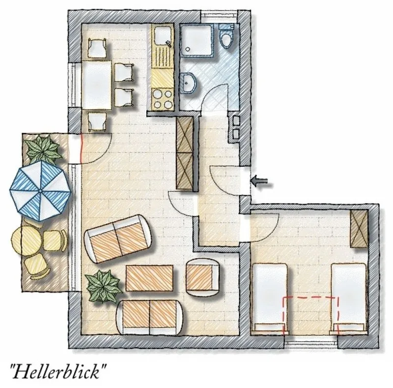 Ferienwohnung "Hellerblick"