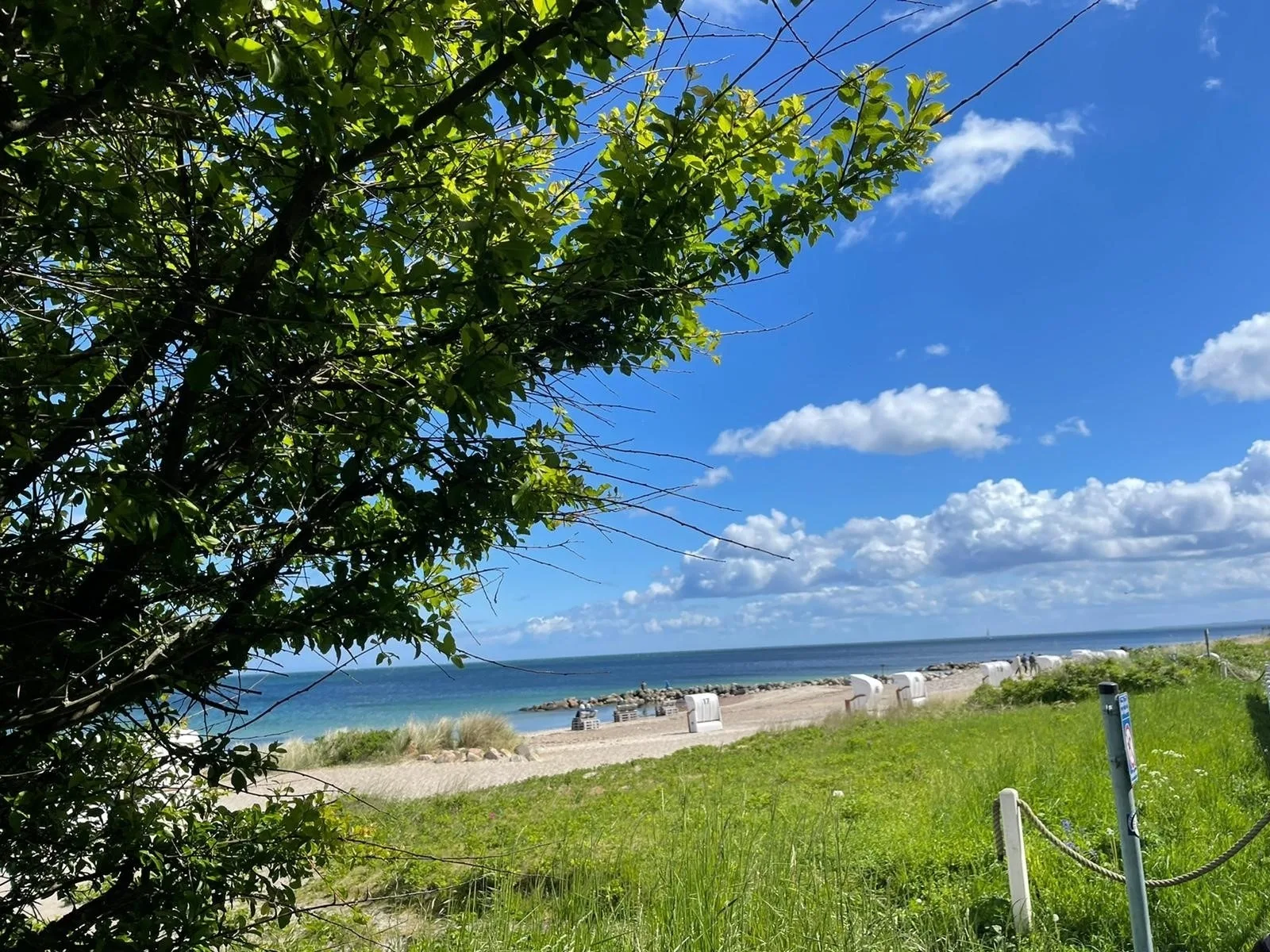 Strand Ferien, Ostsee Urlaub,  Ferienwohnung am Strand in Schlei Nähe , Umgebung von Kappeln u. Damp