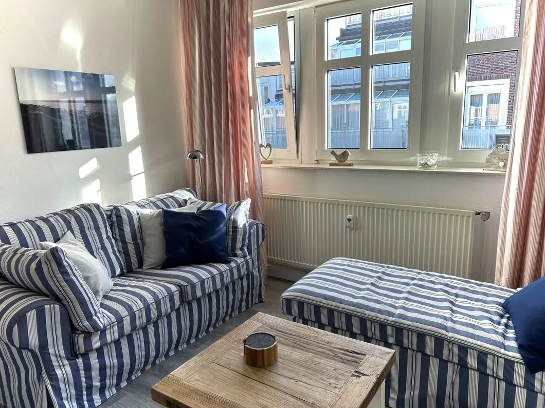 Ferienwohnung-juist-strandburg 206 für 2 bis 5 Personen mit Schwimmbad und Sauna