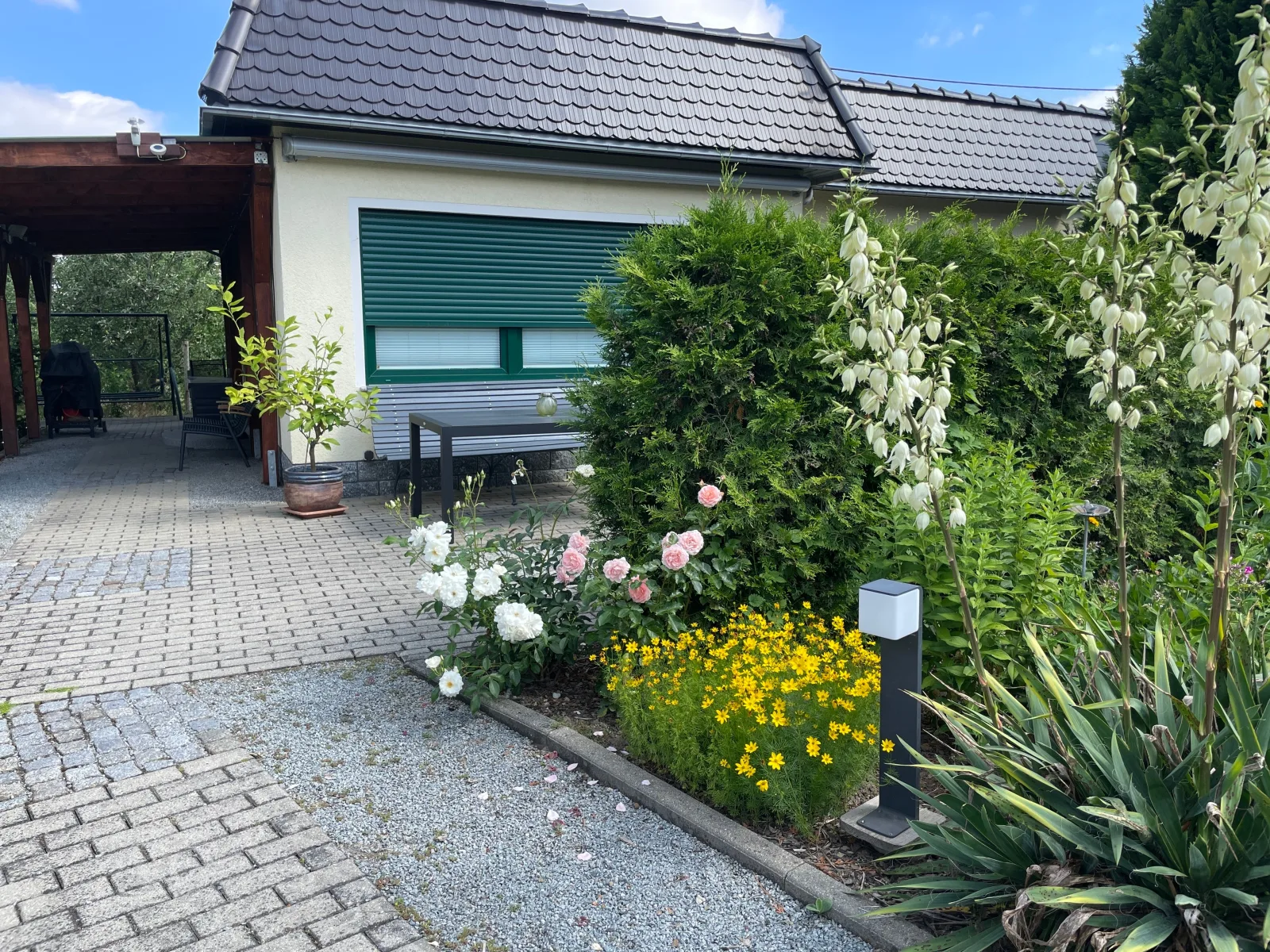 Ferienhaus Amare mit Fasssauna, eigener Terrasse & Kamin