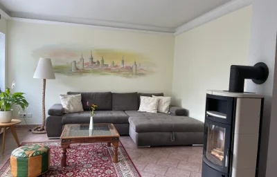 Ferienhaus Amare mit Fasssauna, eigener Terrasse & Kamin