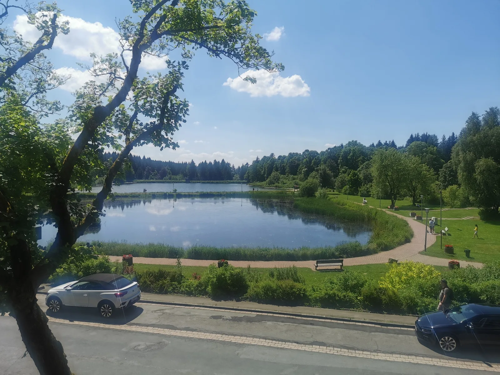 Hahnenklee mit Seeblick im Harz