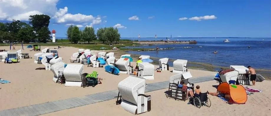 Seebad Ueckermünde/OT Bellin-unterhalb der Insel Usedom