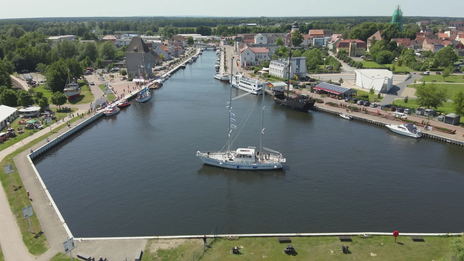 Seebad Ueckermünde/OT Bellin-unterhalb der Insel Usedom