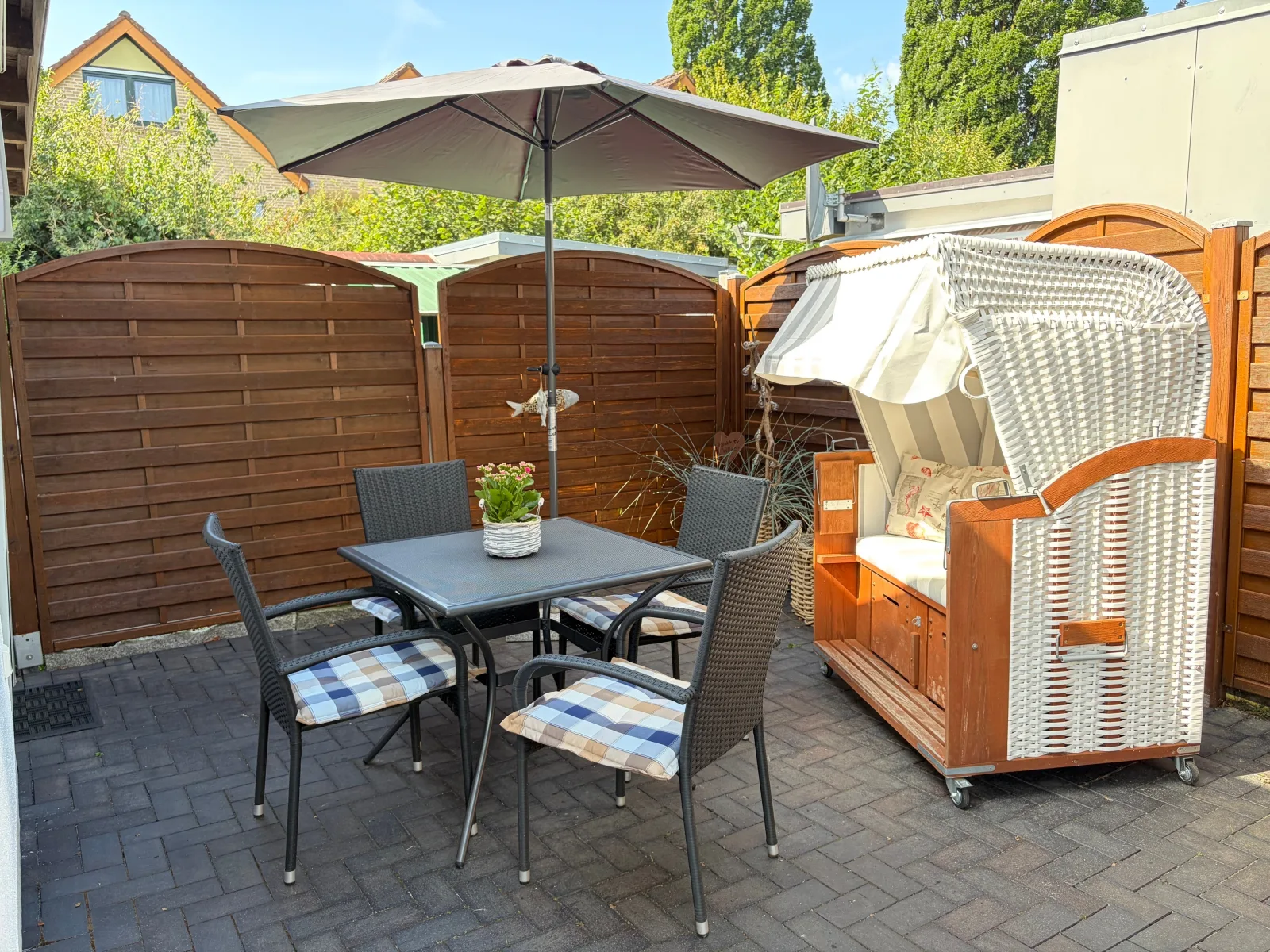 Haus Passat - 200m zur Ostsee & Strandkorb auf der Terrasse