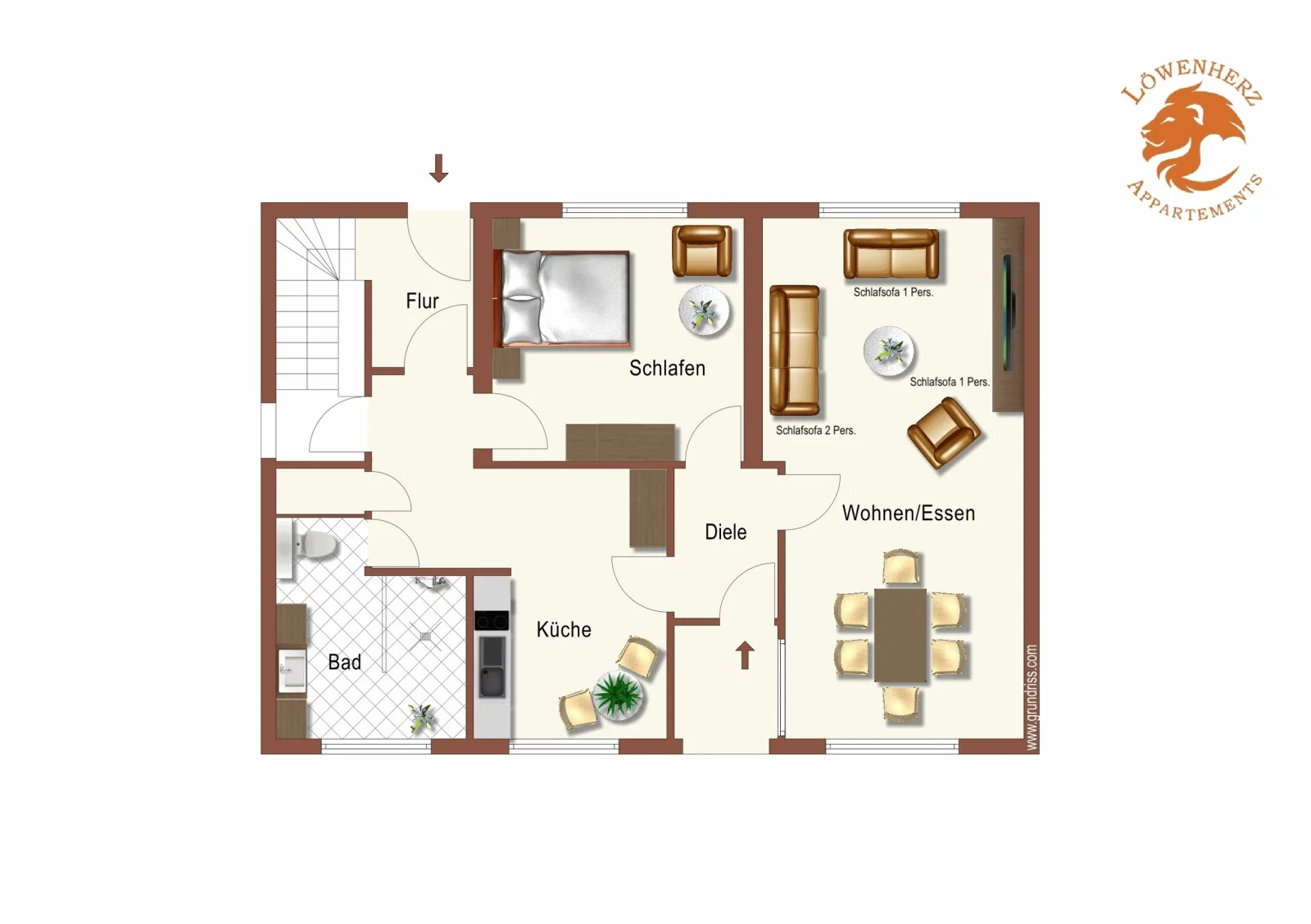 Löwenherz Appartement 1