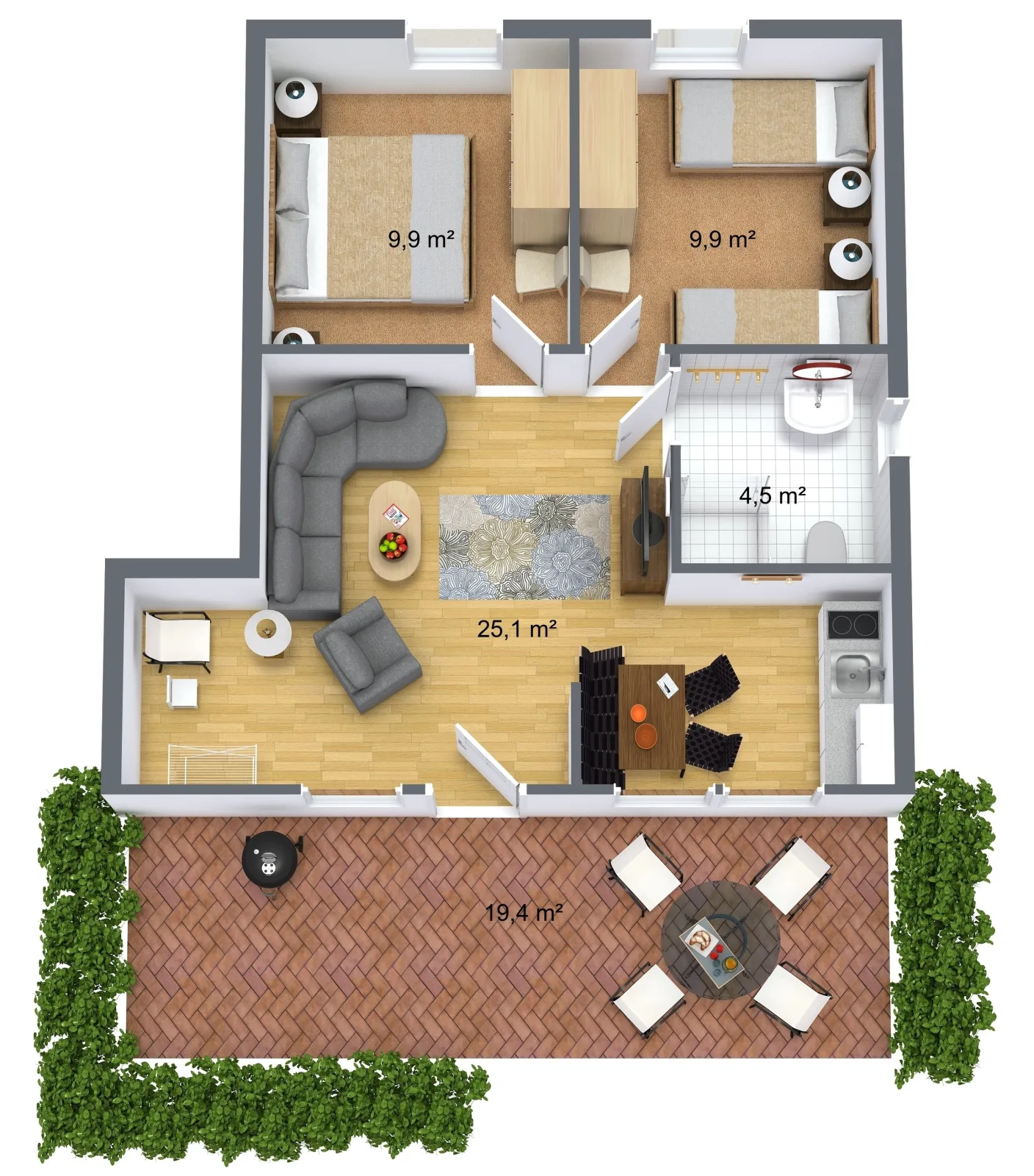 Landhof Kützin Ferienhaus  Fink 5
