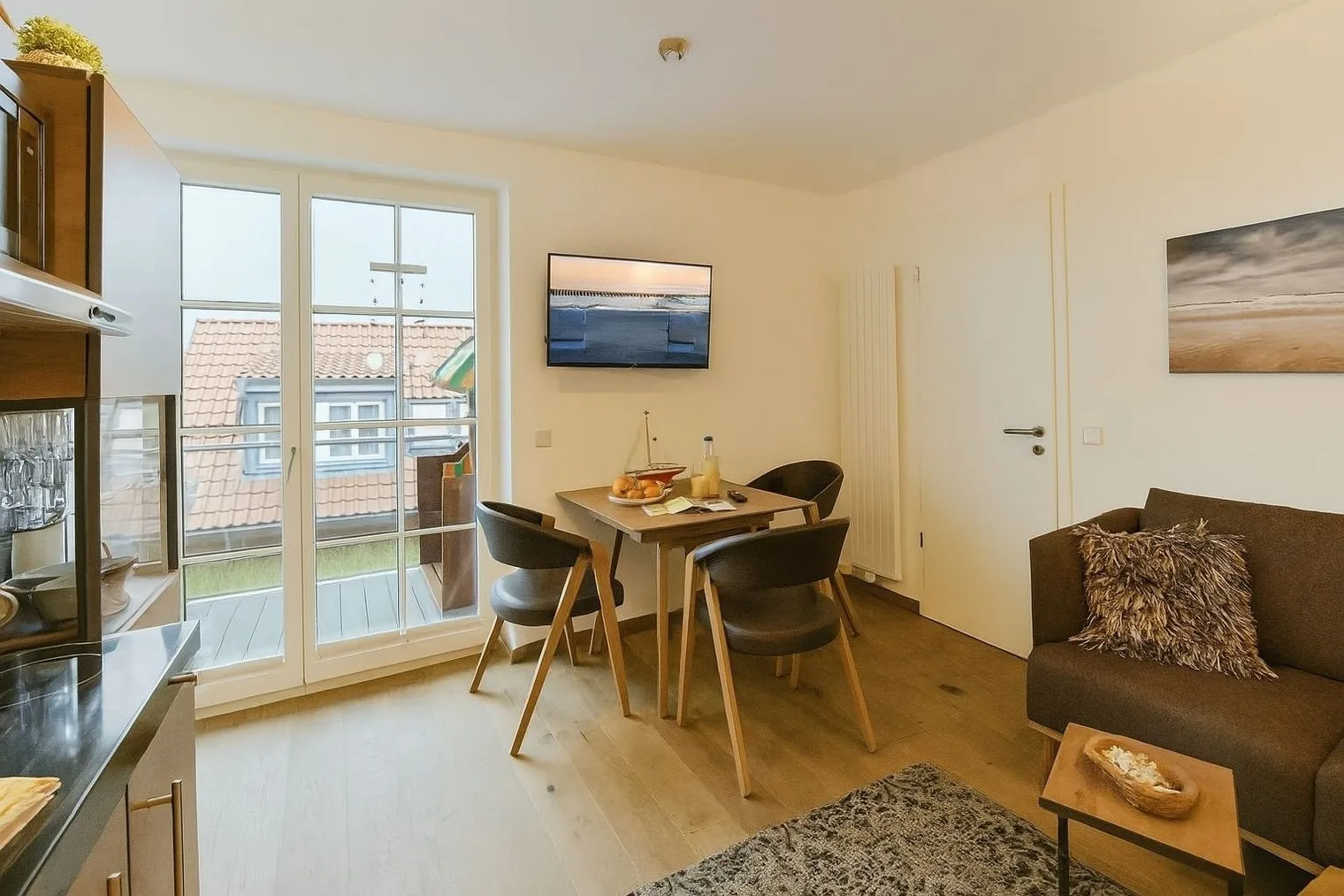Sonnendüne Juist  Ferienwohnung mit Balkon & Dünenblick