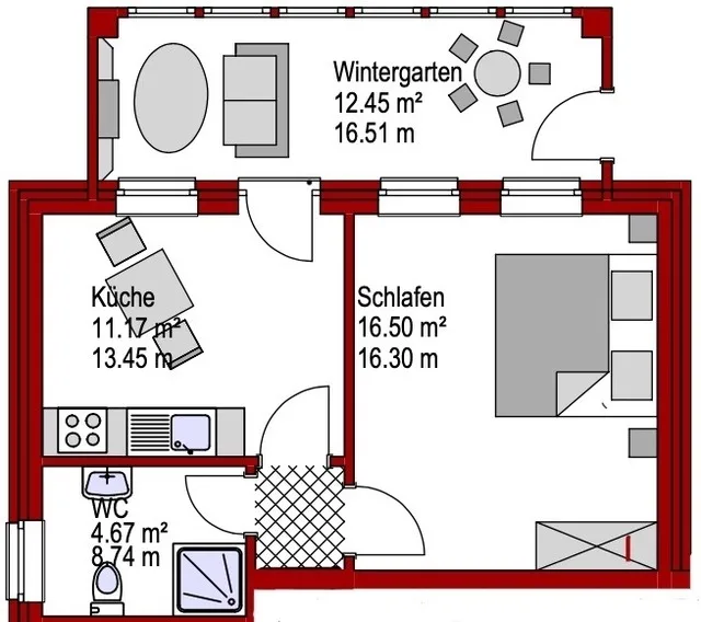 Grietjes Huus Whg. Glashuus