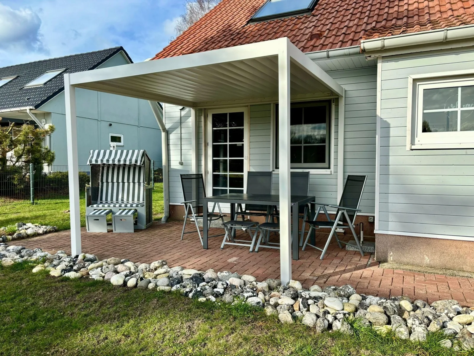 Familien Ferienhaus Usedom Familie Stopp Haus 25 - großer Garten