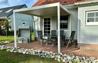 Familien Ferienhaus Usedom Familie Stopp Haus 25 - großer Garten