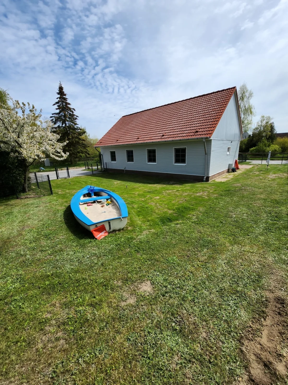 Familien Ferienhaus Usedom Familie Stopp Haus 25 - großer Garten