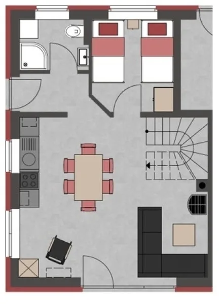 Strandnah Ferienhaus K8