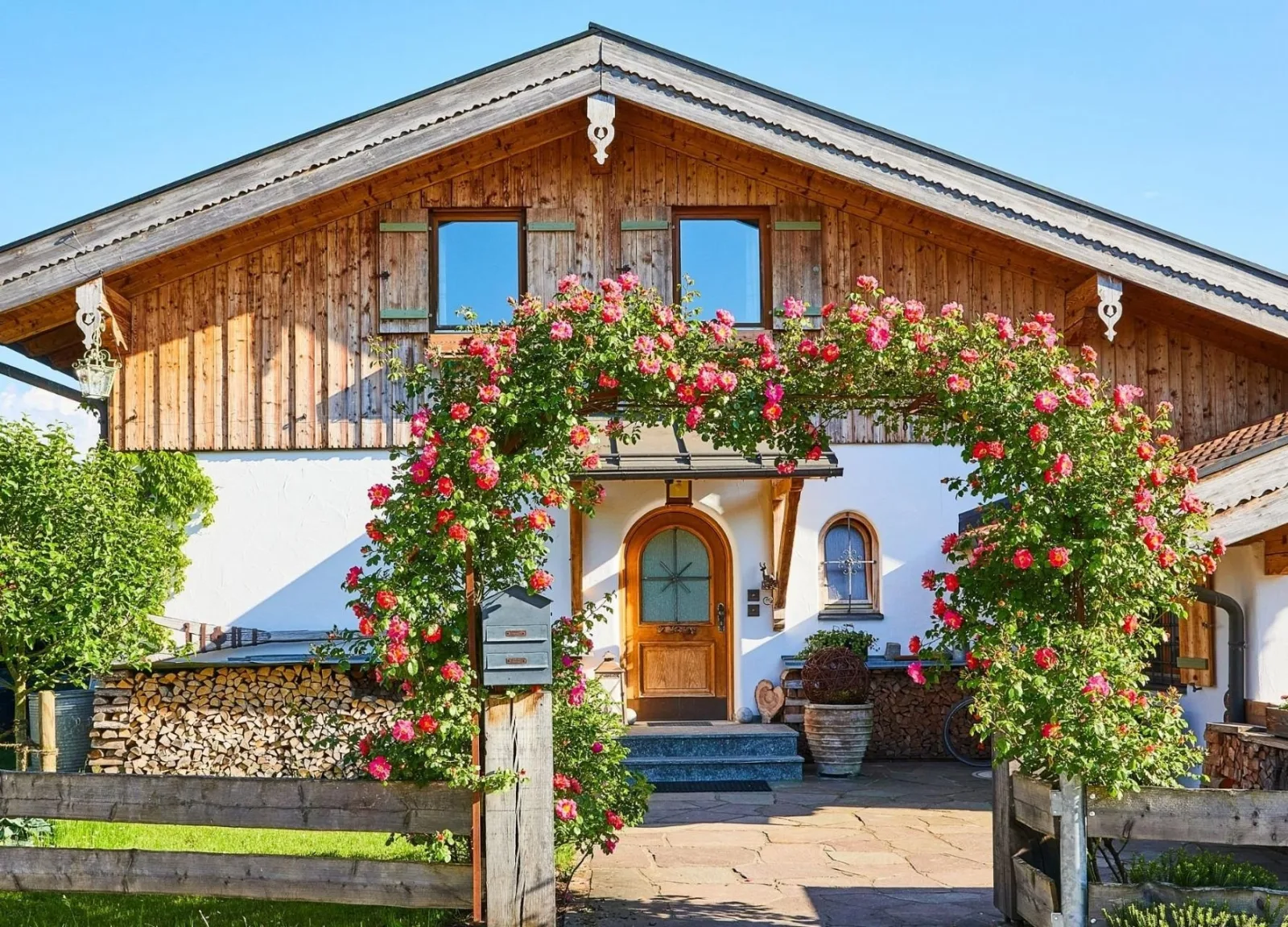 Stilvolles, gepflegtes 5*Ferienloft am Chiemsee, Balkon