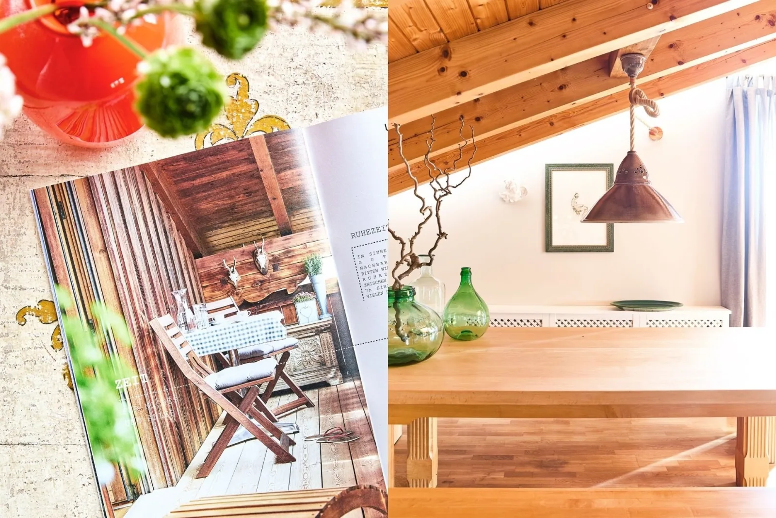 Stilvolles, gepflegtes 5*Ferienloft am Chiemsee, Balkon