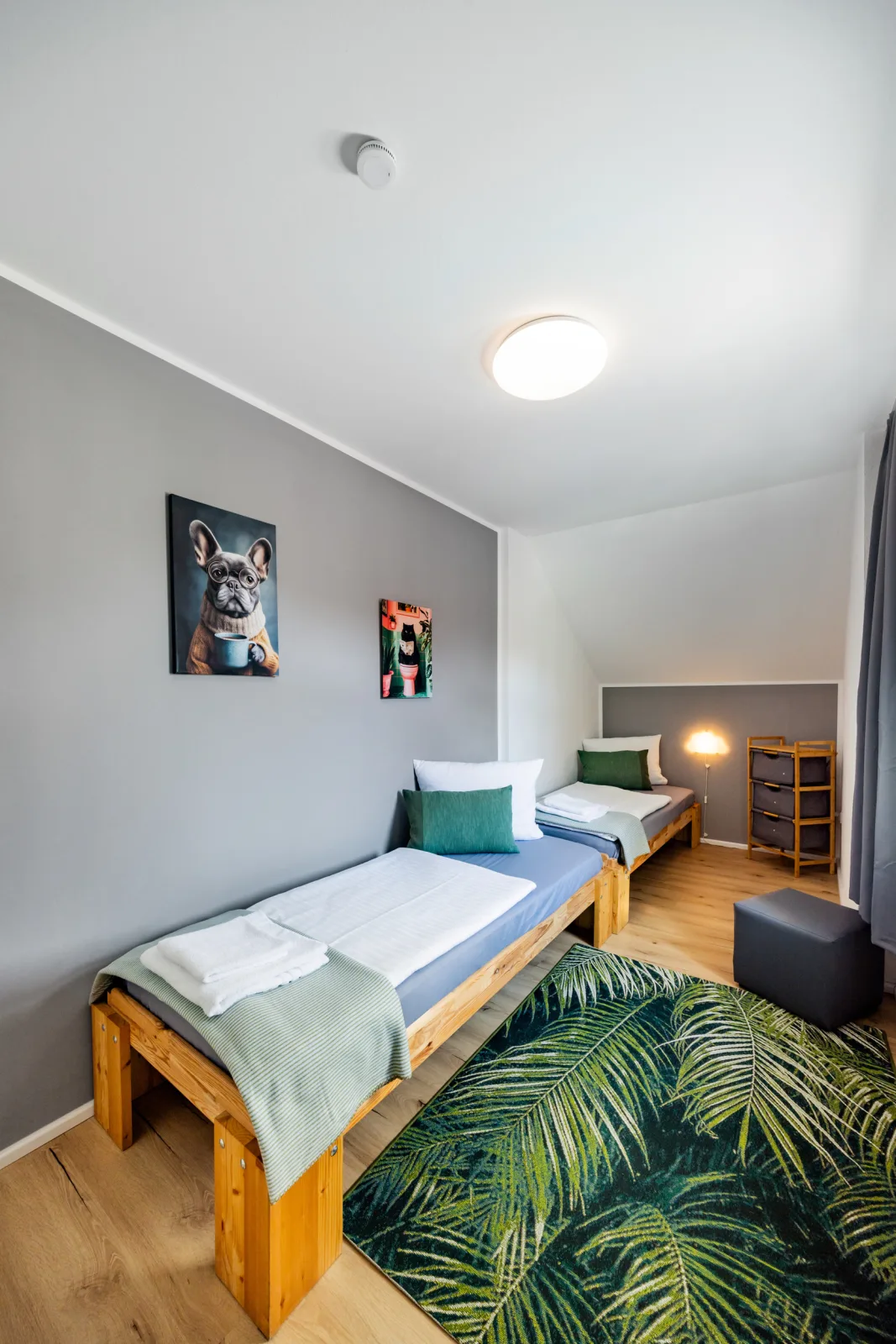 Ferienhaus Bimmelbahn- Familienferienhaus 100 m² am Dampflokbahnhof / Sauna / Trampolin/ Spielezimmer