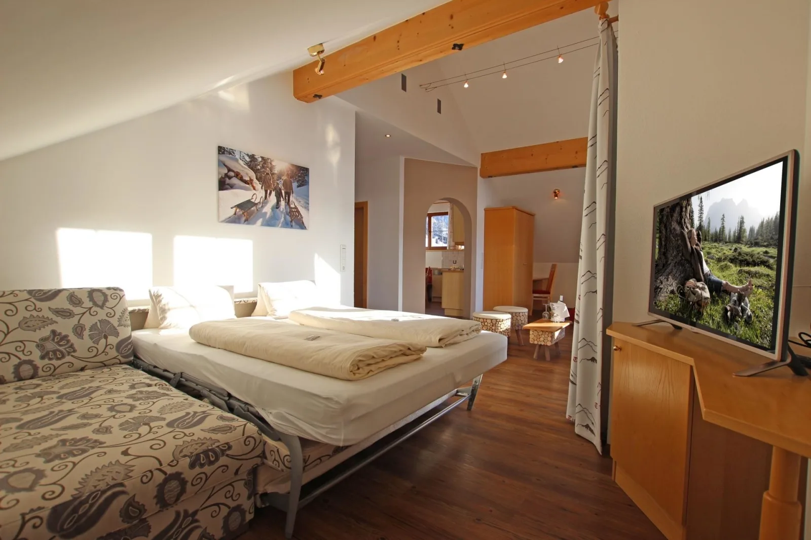 4 Sterne Appartementhotel Zugspitzhof - Appartement mit 2 Schlafzimmer
