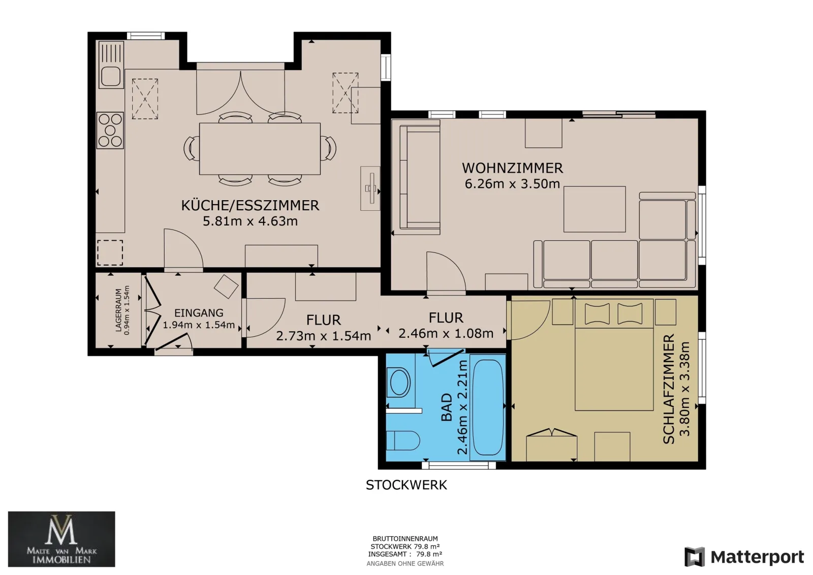 Ferienwohnung im Erdgeschoss "Huus an`t Koornfeld"