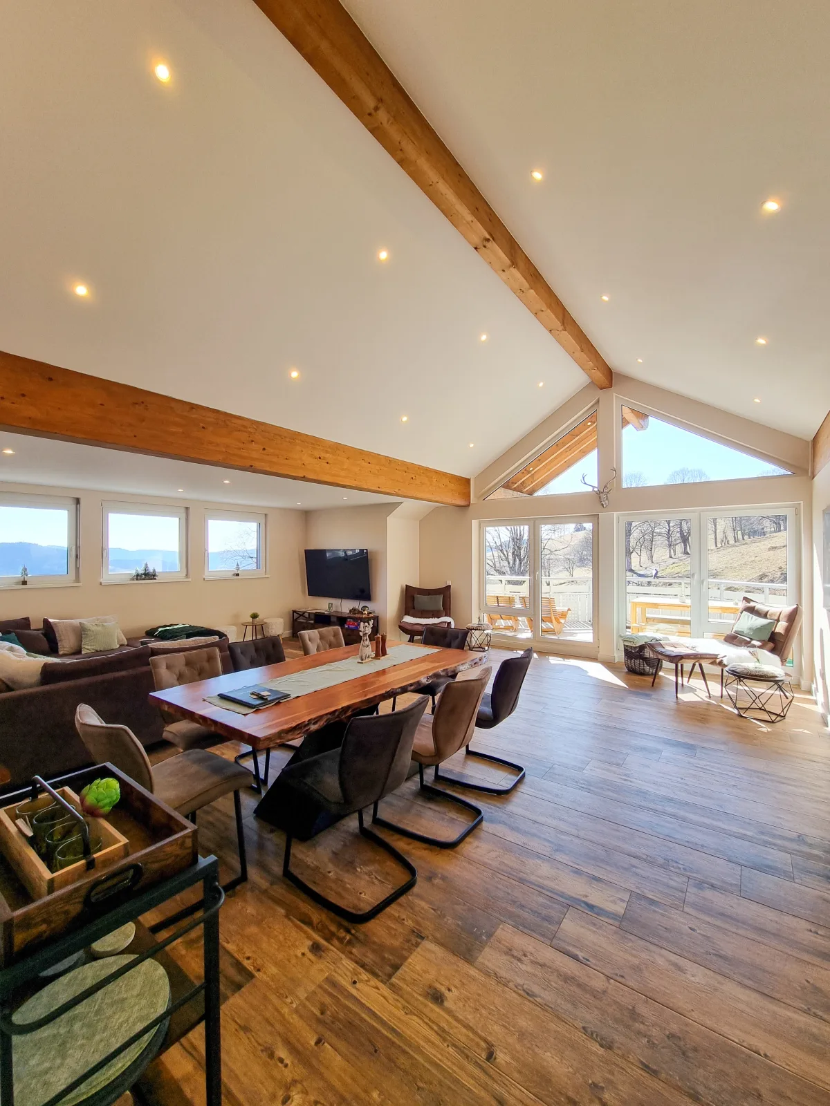"Deluxe" Ferienwohnung Schwarzwald, 8 Personen, 140 qm, Haus Sonnenschein, 2 Balkone
