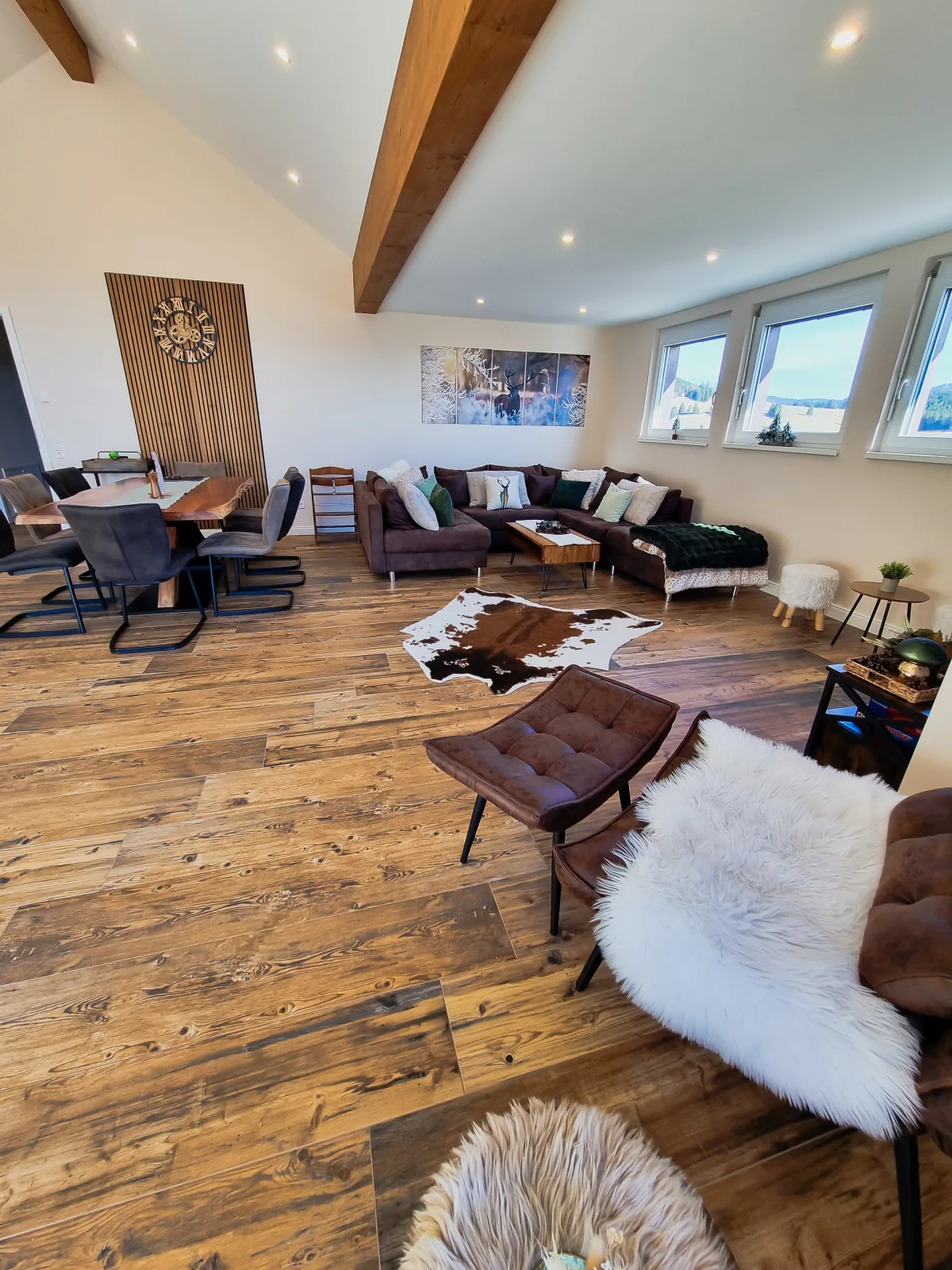 "Deluxe" Ferienwohnung Schwarzwald, 8 Personen, 140 qm, Haus Sonnenschein, 2 Balkone