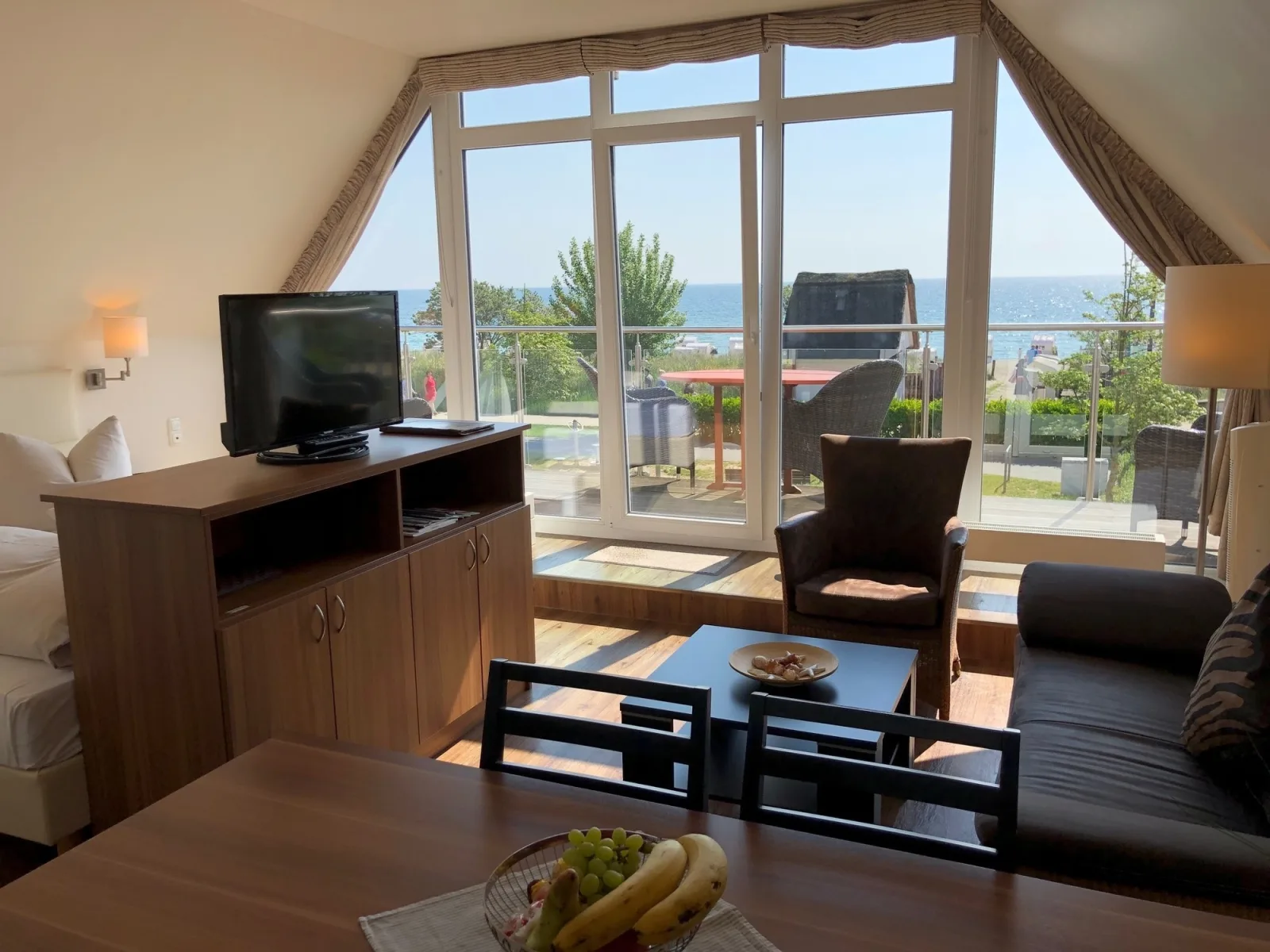 Maris Ferienwohnung Nr. 47 (OG mit Balkon und Meerblick)