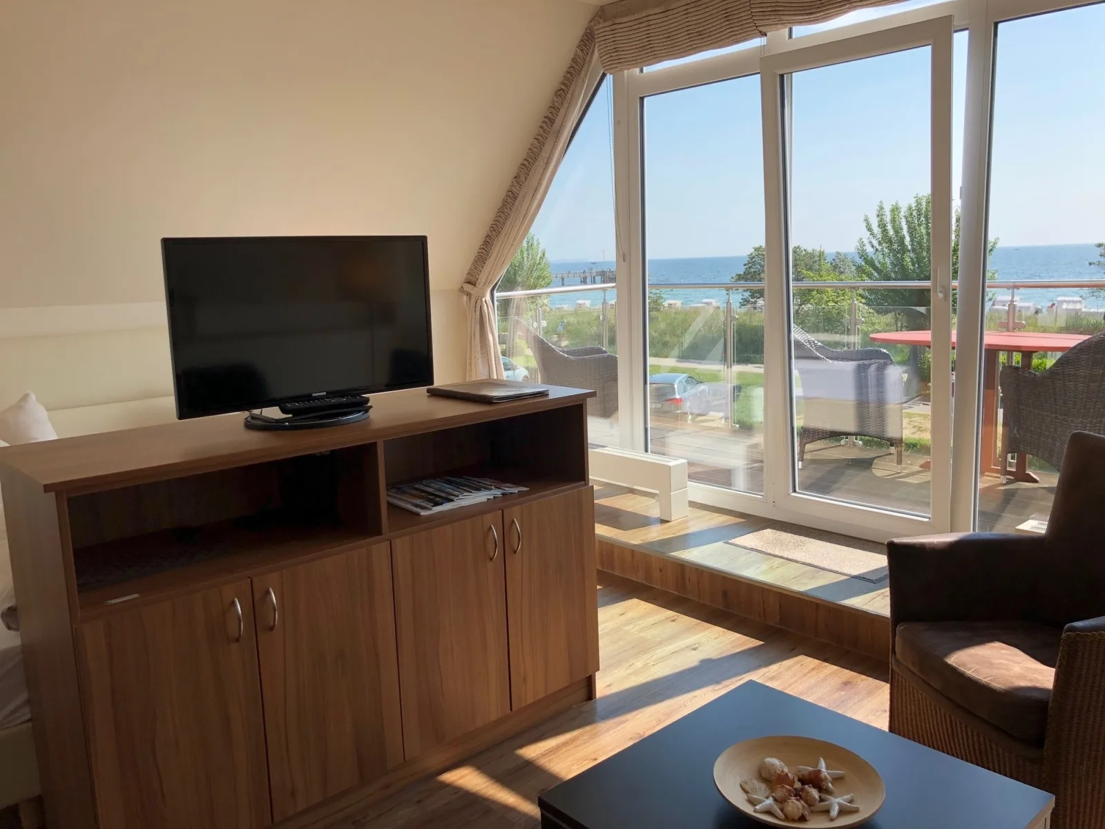 Maris Ferienwohnung Nr. 47 (OG mit Balkon und Meerblick)
