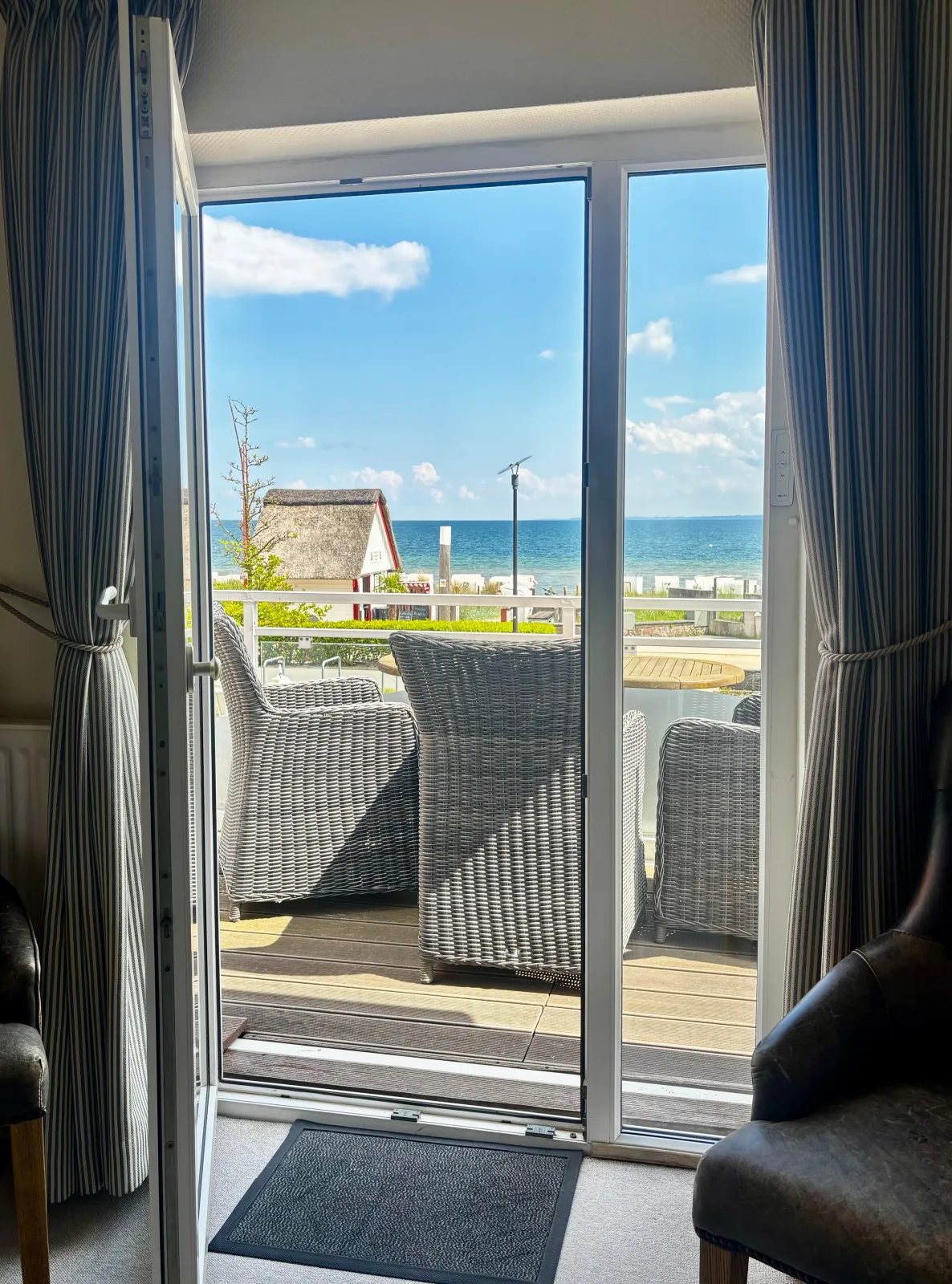 Maris Ferienwohnung Nr. 48 (OG mit Balkon und Meerblick)