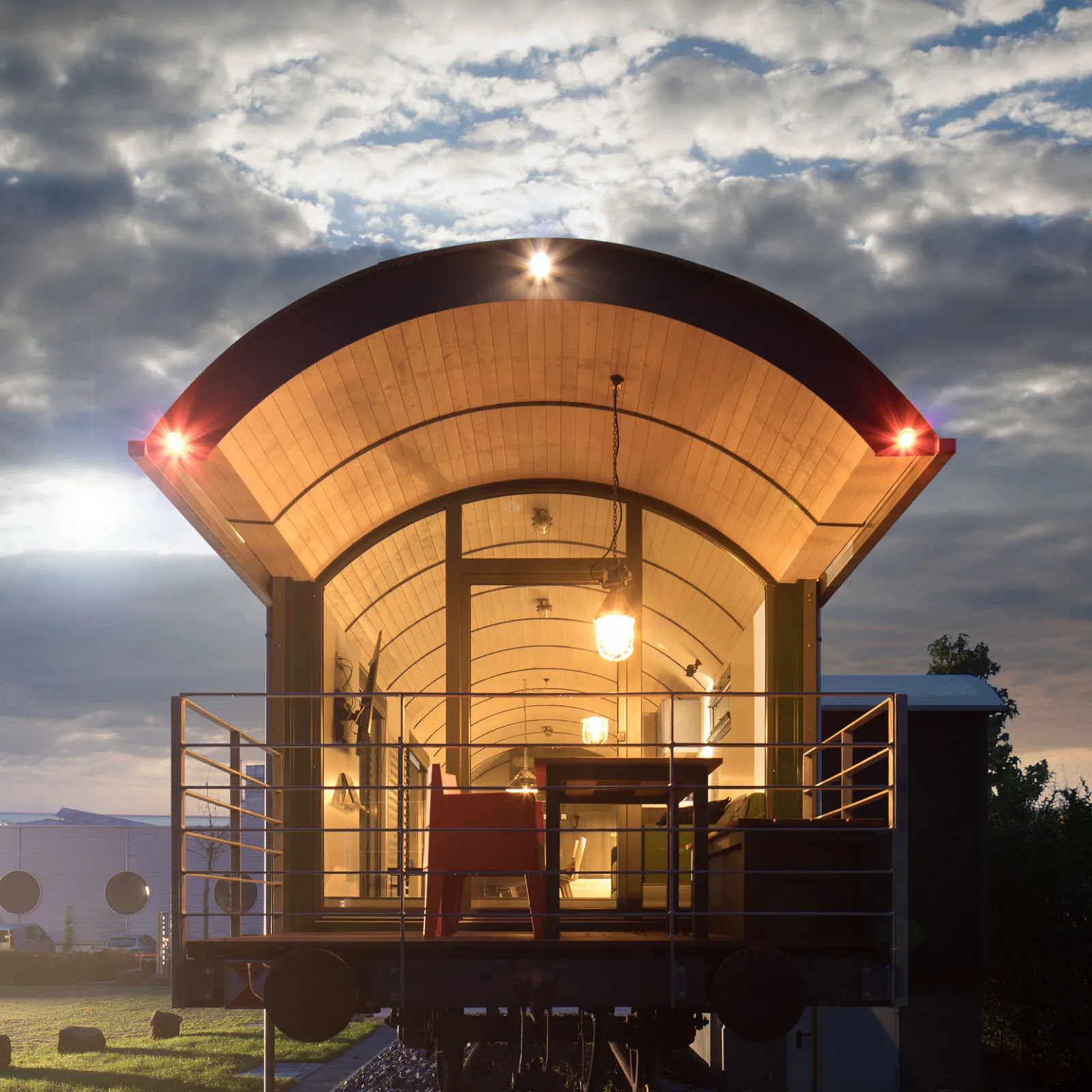 LokoMotel-Waggon, Luxus Appartment im Eisenbahnwaggon
