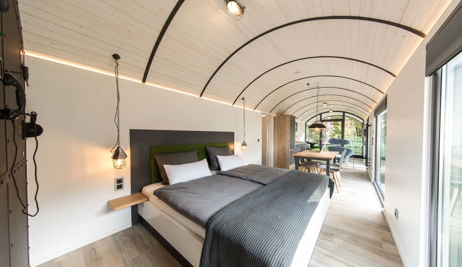 LokoMotel-Waggon, Luxus Appartment im Eisenbahnwaggon