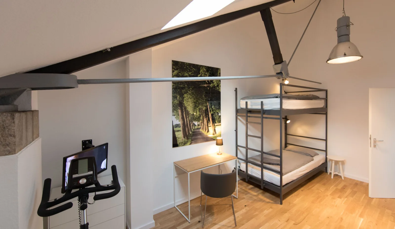 LokoMotel-Wohnung, Luxus Ferienwohnung im Lokschuppen