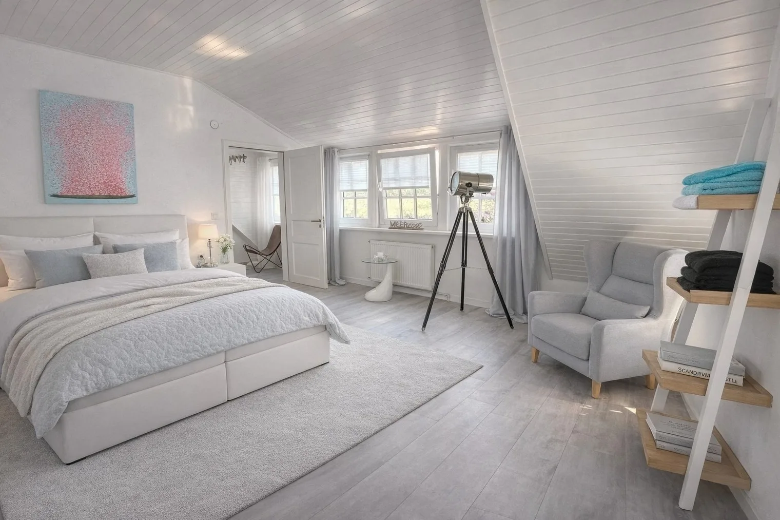 Ferienhaus : Huus an`t Diek, Maisonette Wohnung in Deichnähe, Nähe Norddeich