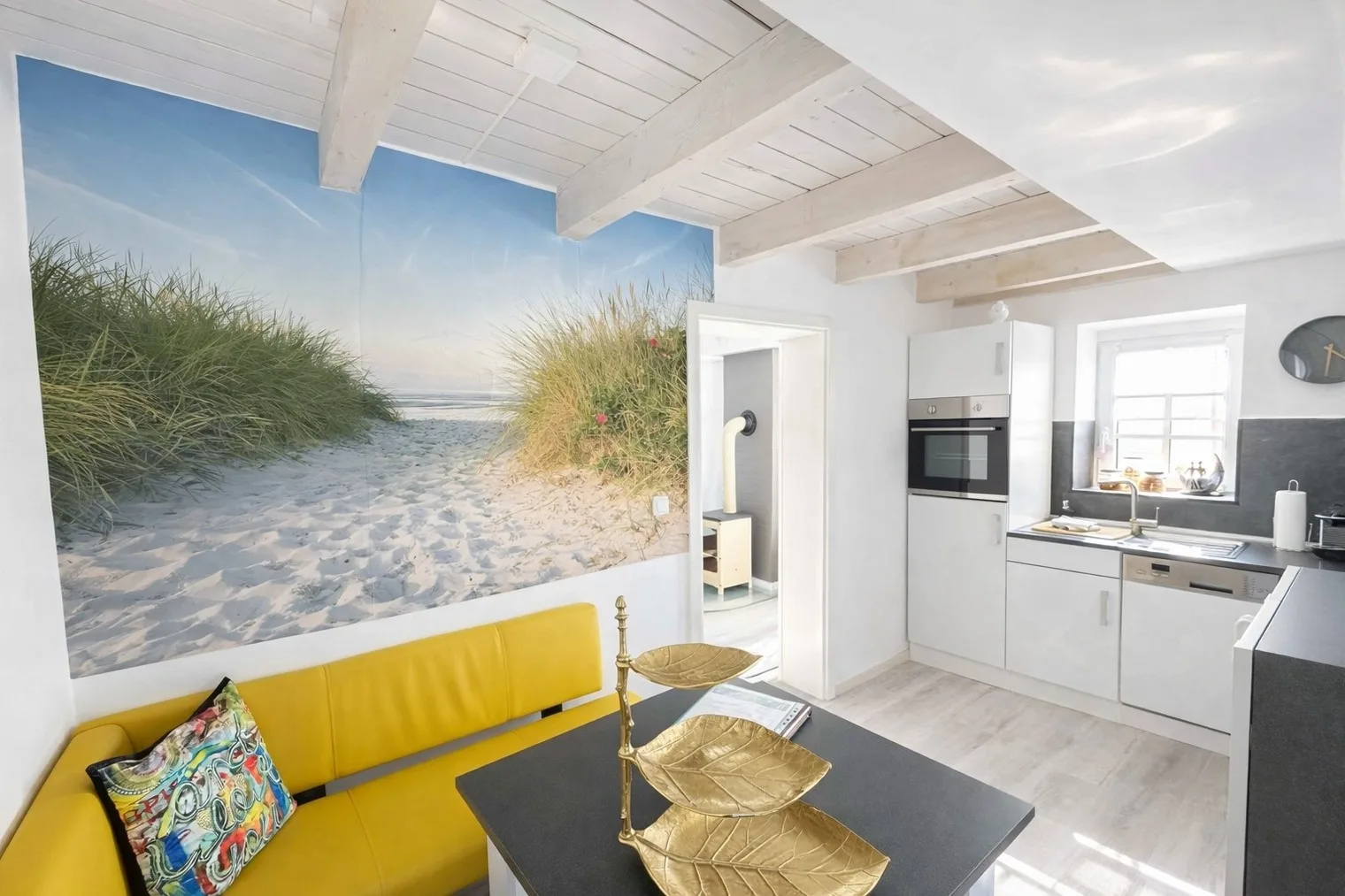 Ferienhaus : Huus an`t Diek, Maisonette Wohnung in Deichnähe, Nähe Norddeich