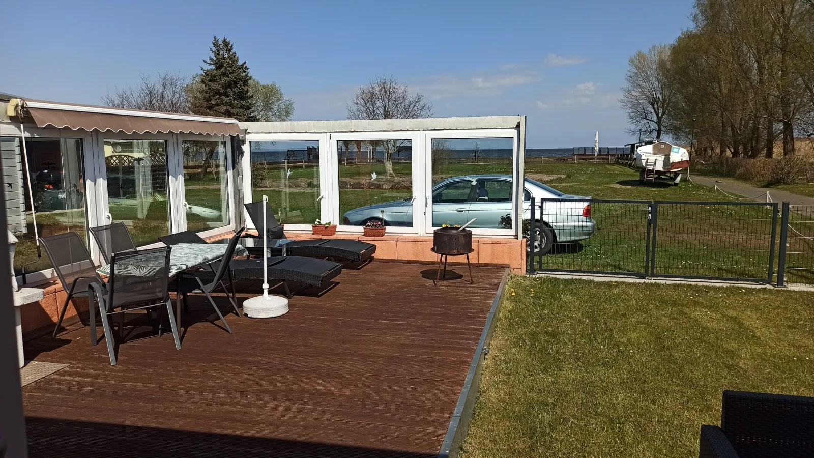 Bungalow, Altwarp , Meerblick,Hund darf mit