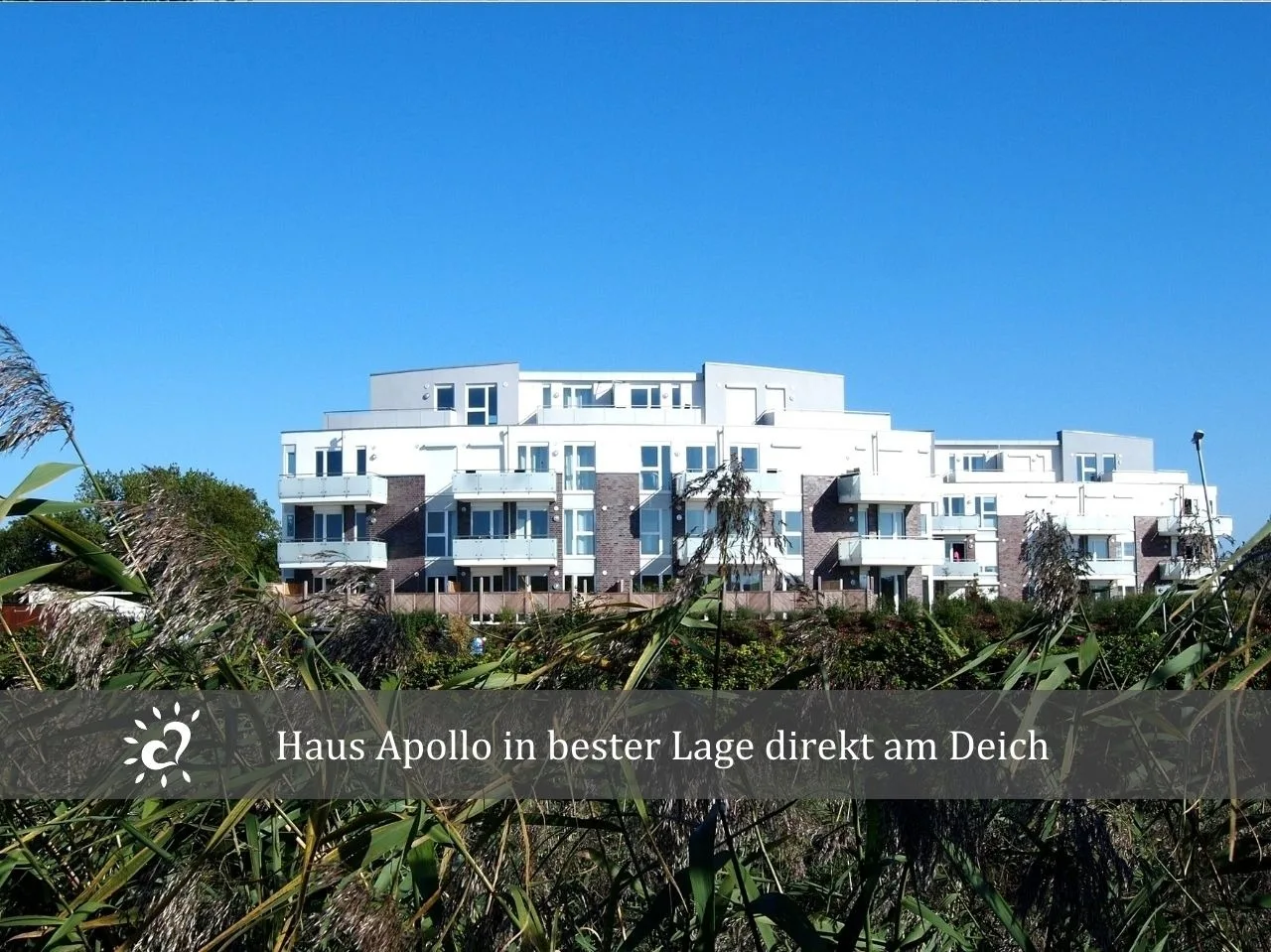 Ferienwohnung De Tuunkrüper mit Deichblick Nordseeluft von der Terrasse aus