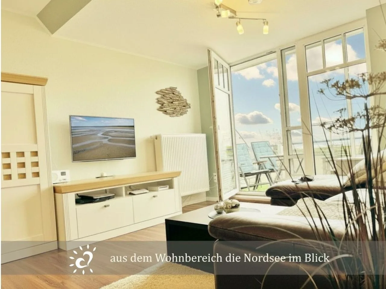 De Swolk Nordseeblick vom Balkon
