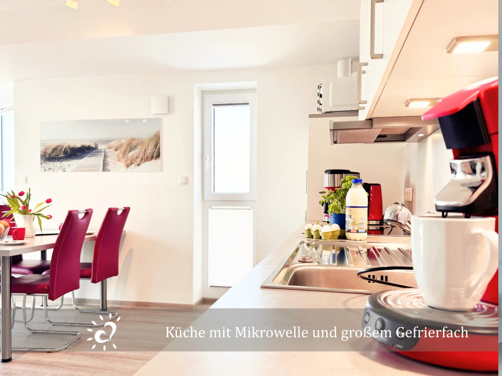 Penthouse de Ool Blick auf das Wattenmeer
