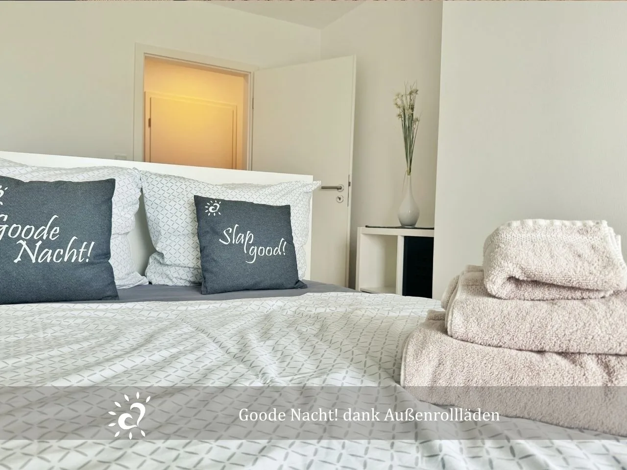 Ferienwohnung de Twargbutt Nordseeluft vom Balkon aus schnuppern