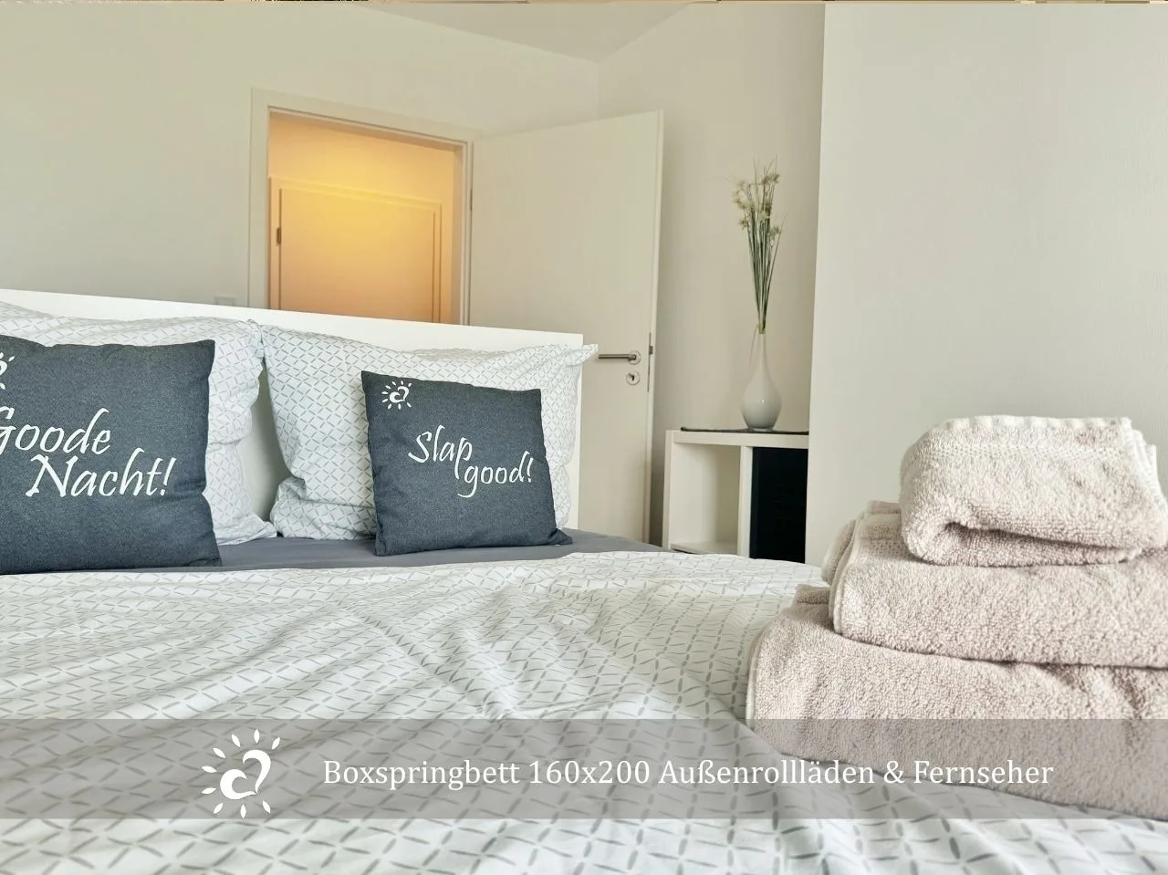 Ferienwohnung de Twargbutt Nordseeluft vom Balkon aus schnuppern